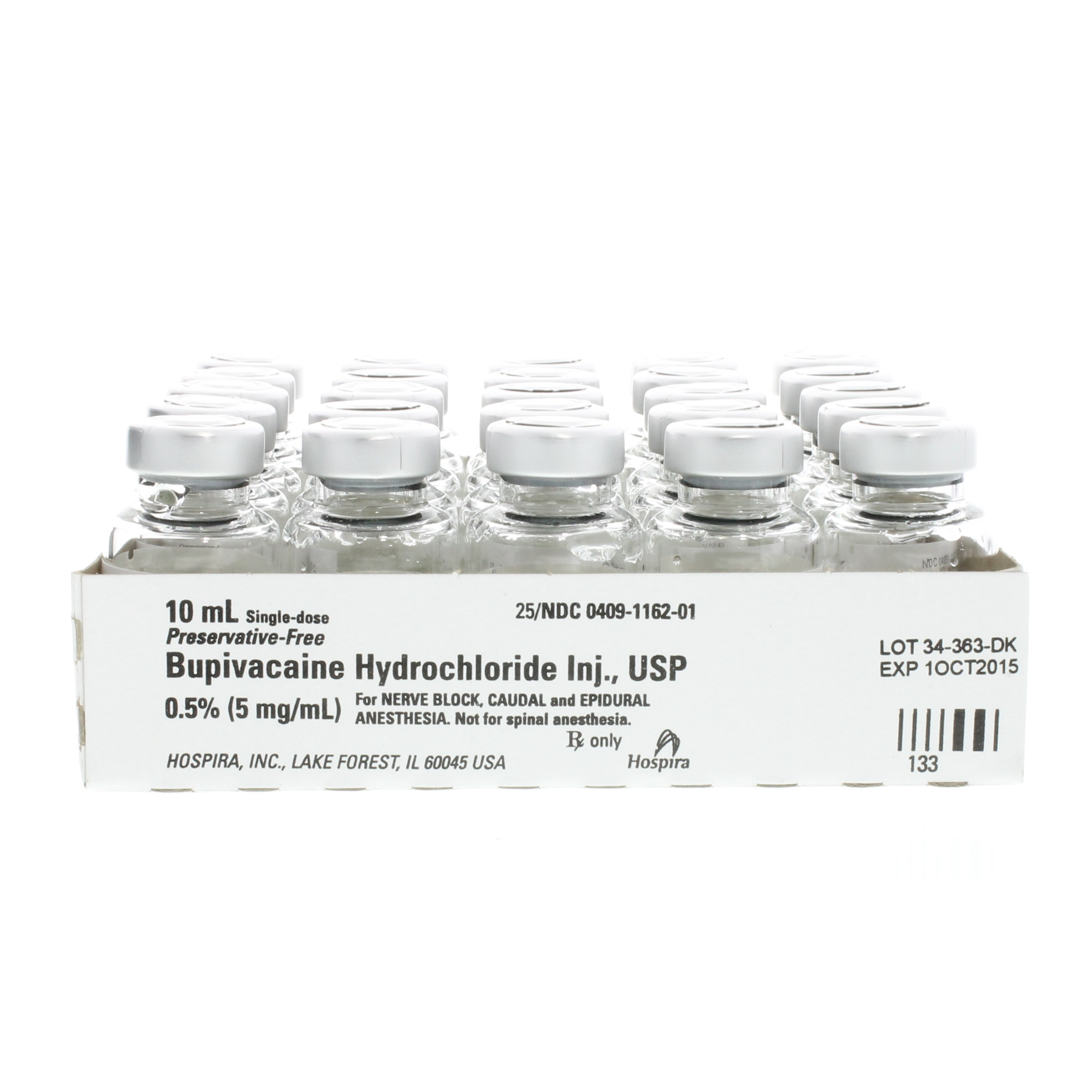 Bupivacaine 0.5% 10ml SDV - PF